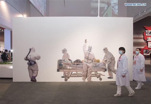 新冠展覽，新冠展位，新冠畫作展示