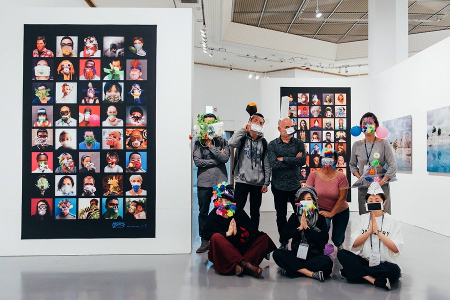 個(gè)性口罩展，疫情下的展覽，口罩展