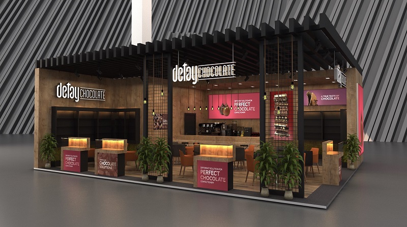 巧克力貿易展展臺，展臺設計，展臺類型
